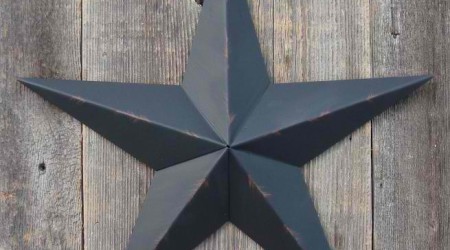 black barn star rustic finish