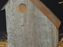 Amish Handcrafted Slant Roof Shanty Bird House