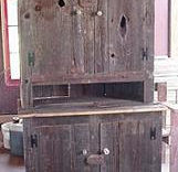 Primitive 2-piece Barnwood Country Hutch (Pick-Up-Only)