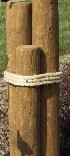 Amish Handmade Nautical Large Pier Post Decoration with Rope