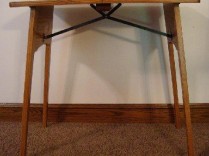 Amish crafted folding Oak Table