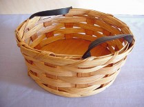 Amish Country Handmade Sewing Button Basket