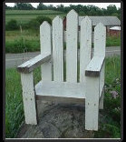 Vintage Barn Wood Chair – Small