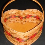 Large Heart Basket w/Handle