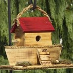 Noah’s Ark Rustic Birdhouse