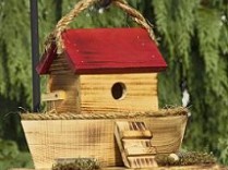 Noah’s Ark Rustic Birdhouse