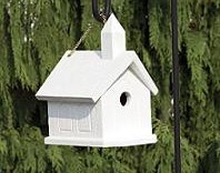 Painted Church Birdhouse