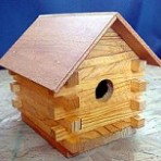 Log Cabin Birdhouse