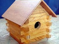 Log Cabin Birdhouse