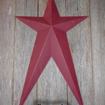 16″ x 27″ Rustic Primitive Tin Star