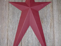 16″ x 27″ Rustic Primitive Tin Star