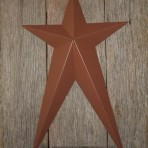 23″ x 39″ Rusty Primitive Star