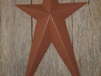 16″ x 27″ Primitive Style Rusty Tin Star