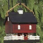 Red Barn Birdhouse