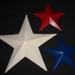 5″ Pressed Painted Barn Star