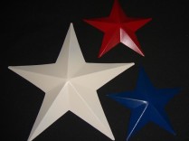 3″ Pressed Painted Barn Star